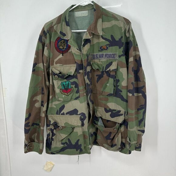 Army Camo-unlnown brand Men's Sz Sm L/S Button Front Green Nu gle Camo Shirt - Picture 1 of 9